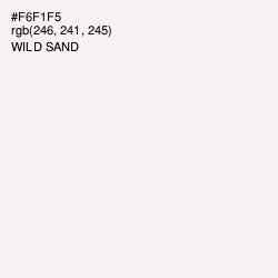 #F6F1F5 - Wild Sand Color Image